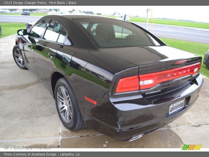 Pitch Black / Black 2013 Dodge Charger Police