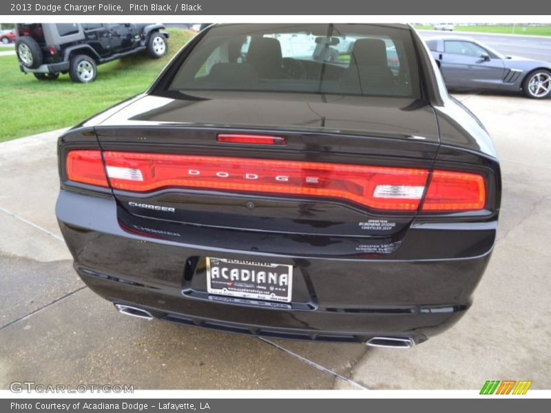 Pitch Black / Black 2013 Dodge Charger Police