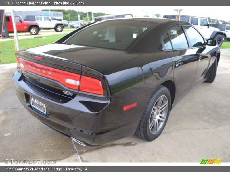 Pitch Black / Black 2013 Dodge Charger Police