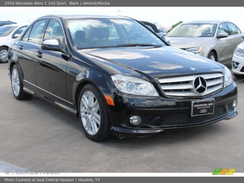 Black / Almond/Mocha 2009 Mercedes-Benz C 300 Sport