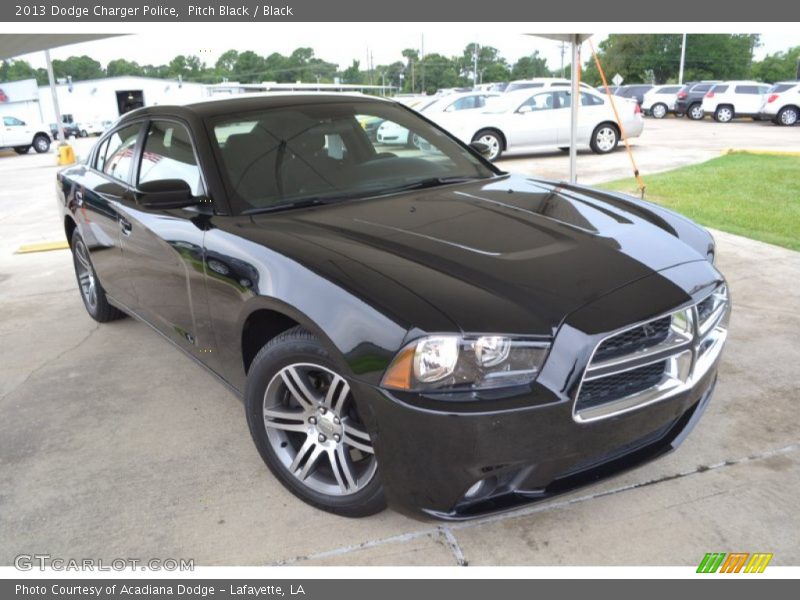 Front 3/4 View of 2013 Charger Police