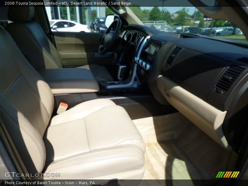 Desert Sand Metallic / Sand Beige 2008 Toyota Sequoia Limited 4WD