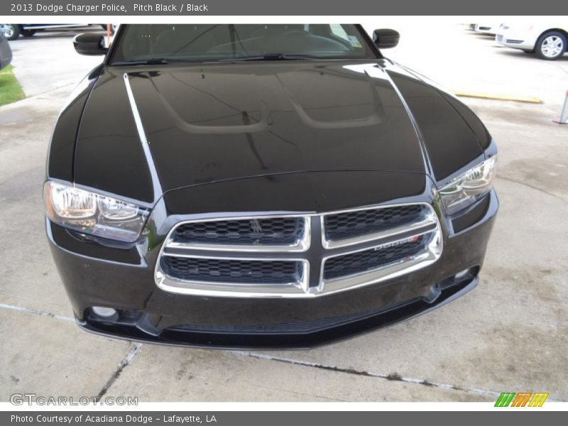 Pitch Black / Black 2013 Dodge Charger Police