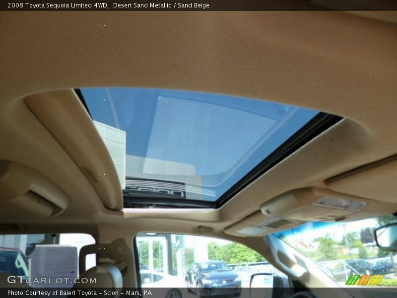 Desert Sand Metallic / Sand Beige 2008 Toyota Sequoia Limited 4WD