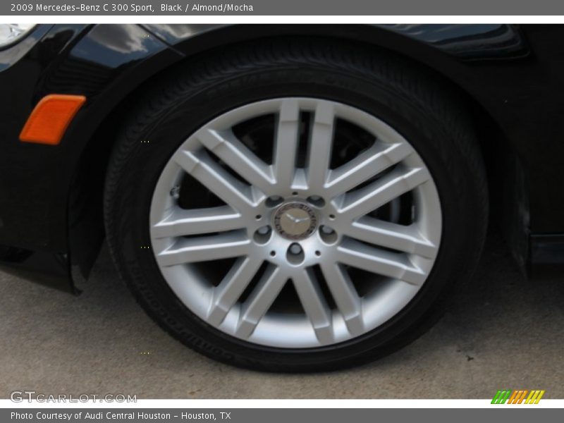 Black / Almond/Mocha 2009 Mercedes-Benz C 300 Sport