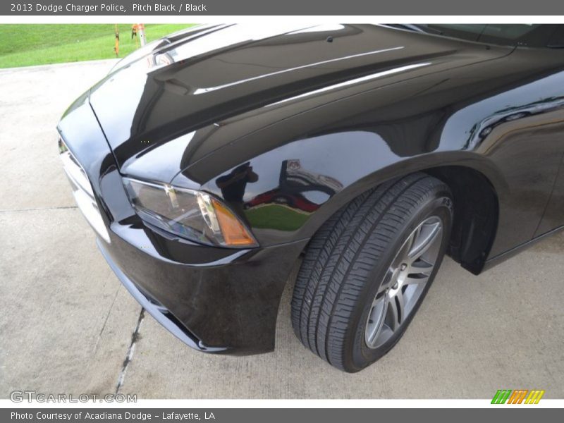 Pitch Black / Black 2013 Dodge Charger Police