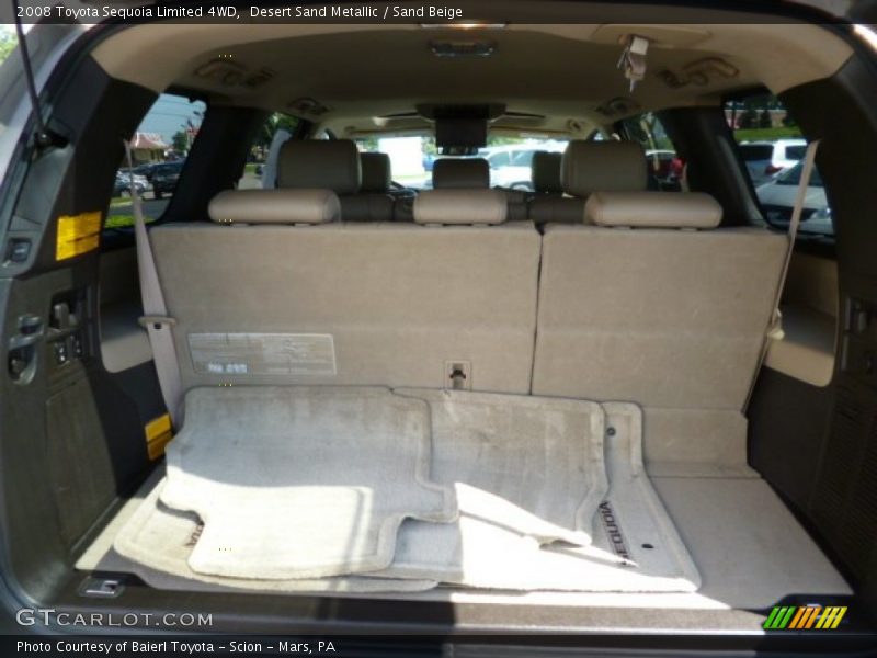 Desert Sand Metallic / Sand Beige 2008 Toyota Sequoia Limited 4WD