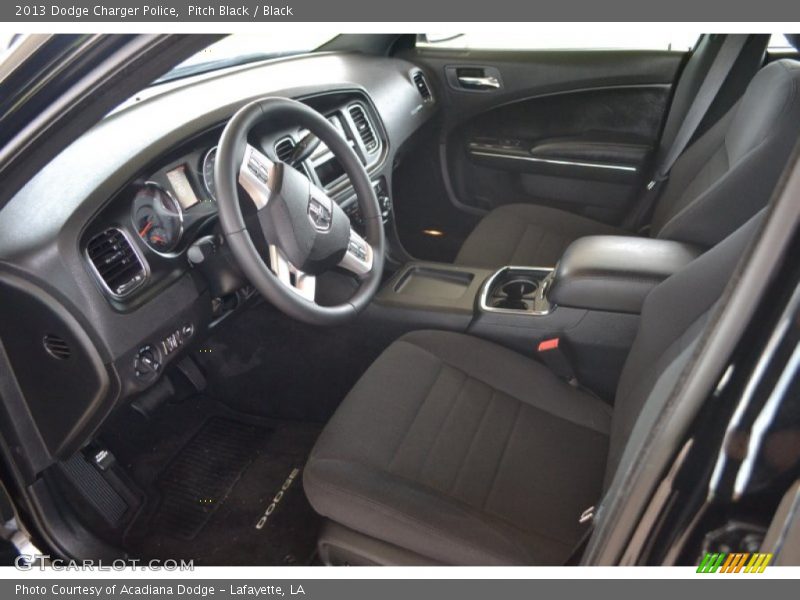 Black Interior - 2013 Charger Police 