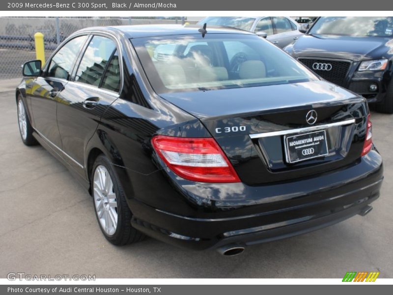 Black / Almond/Mocha 2009 Mercedes-Benz C 300 Sport