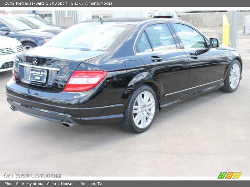 Black / Almond/Mocha 2009 Mercedes-Benz C 300 Sport