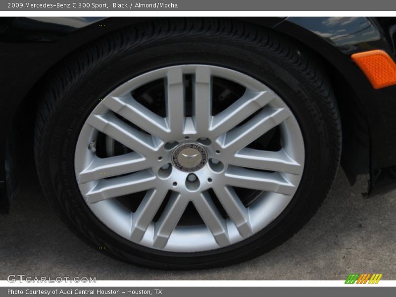 Black / Almond/Mocha 2009 Mercedes-Benz C 300 Sport