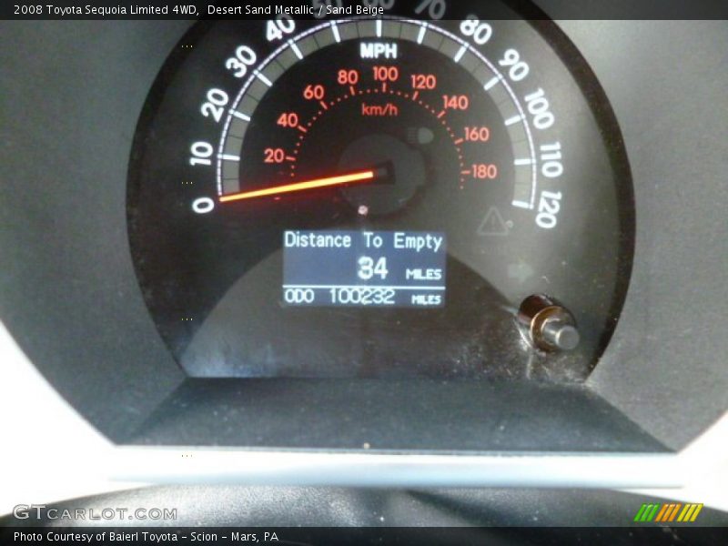 Desert Sand Metallic / Sand Beige 2008 Toyota Sequoia Limited 4WD