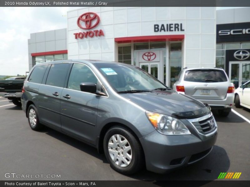 Polished Metal Metallic / Gray 2010 Honda Odyssey LX