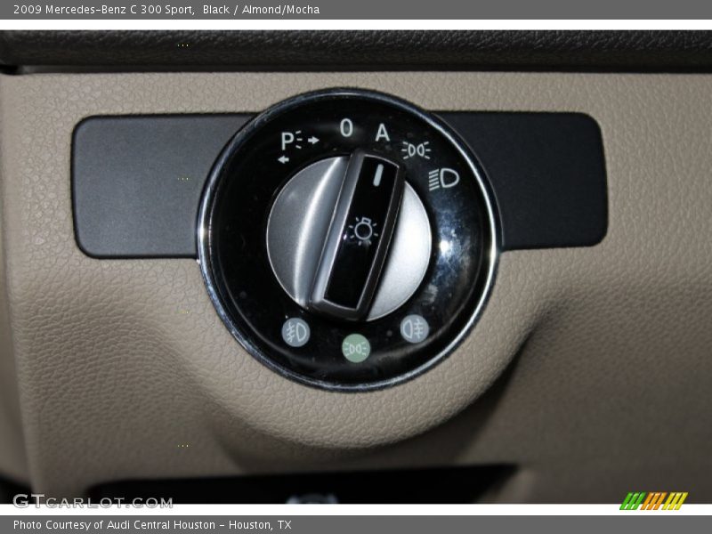 Black / Almond/Mocha 2009 Mercedes-Benz C 300 Sport