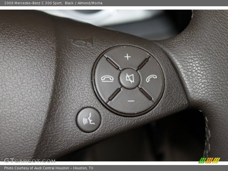 Black / Almond/Mocha 2009 Mercedes-Benz C 300 Sport
