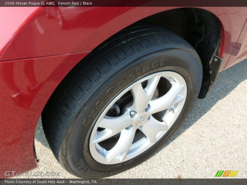 Venom Red / Black 2009 Nissan Rogue SL AWD