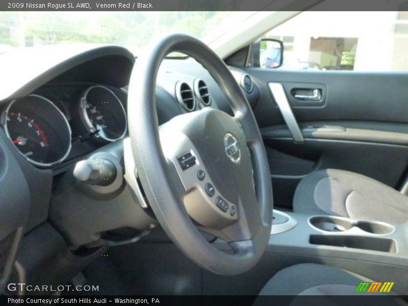 Venom Red / Black 2009 Nissan Rogue SL AWD