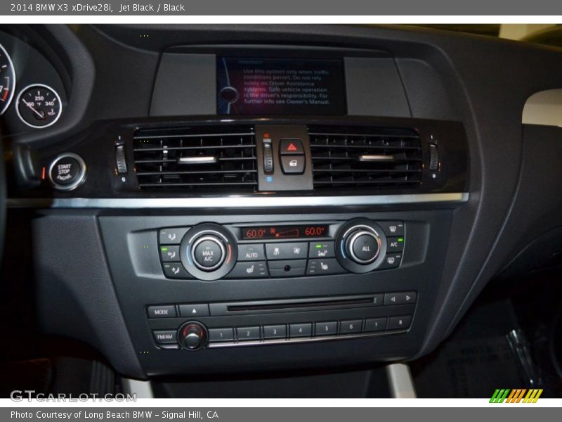 Jet Black / Black 2014 BMW X3 xDrive28i