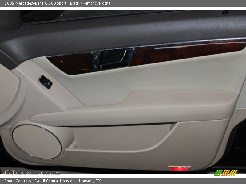 Black / Almond/Mocha 2009 Mercedes-Benz C 300 Sport
