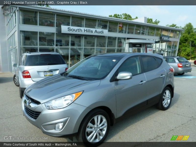 Graphite Gray / Black 2012 Hyundai Tucson Limited AWD