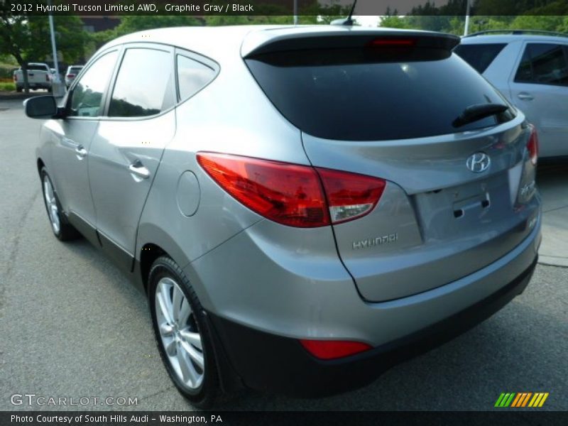 Graphite Gray / Black 2012 Hyundai Tucson Limited AWD