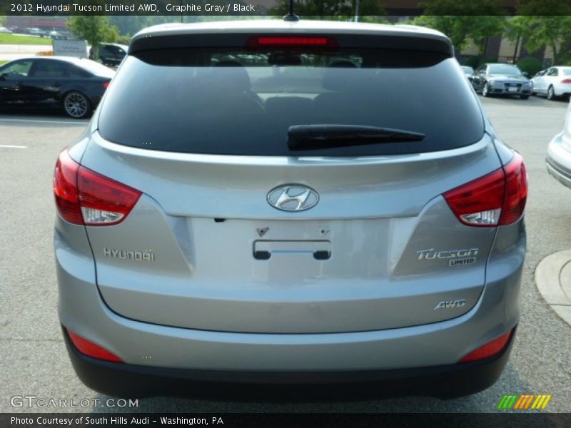 Graphite Gray / Black 2012 Hyundai Tucson Limited AWD