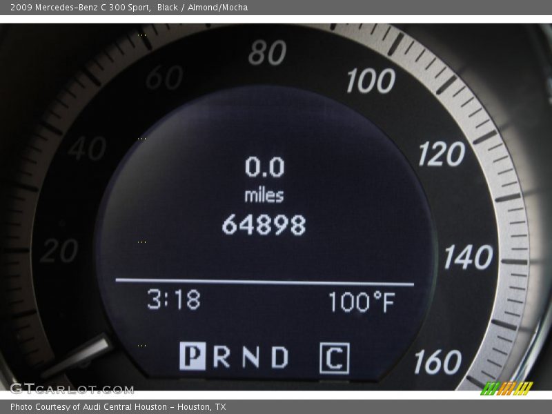 Black / Almond/Mocha 2009 Mercedes-Benz C 300 Sport