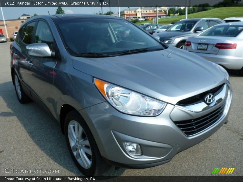 Graphite Gray / Black 2012 Hyundai Tucson Limited AWD