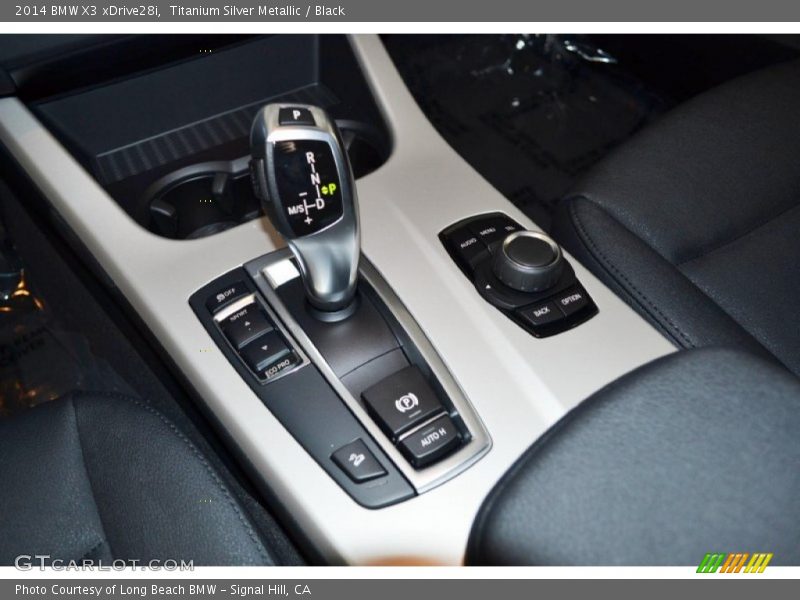 Titanium Silver Metallic / Black 2014 BMW X3 xDrive28i
