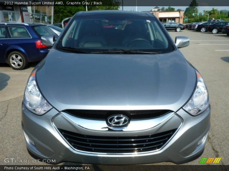 Graphite Gray / Black 2012 Hyundai Tucson Limited AWD