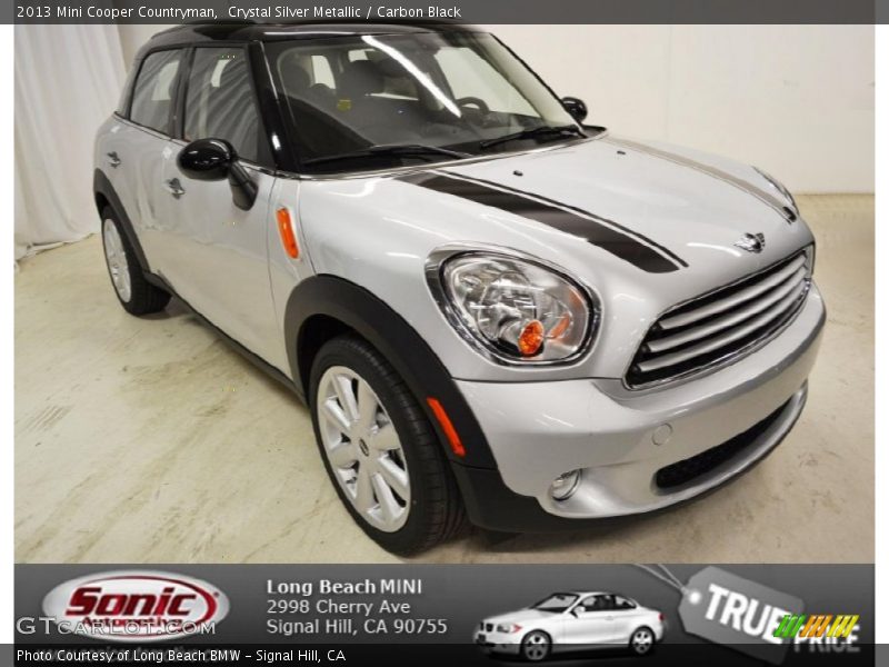 Crystal Silver Metallic / Carbon Black 2013 Mini Cooper Countryman