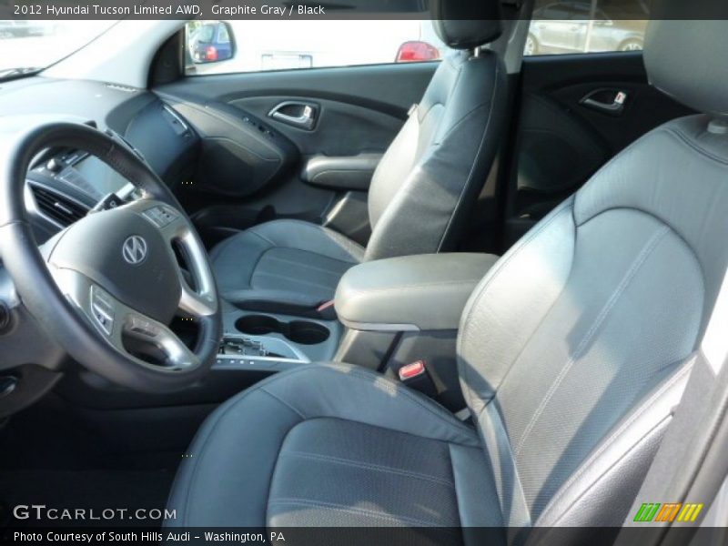 Graphite Gray / Black 2012 Hyundai Tucson Limited AWD