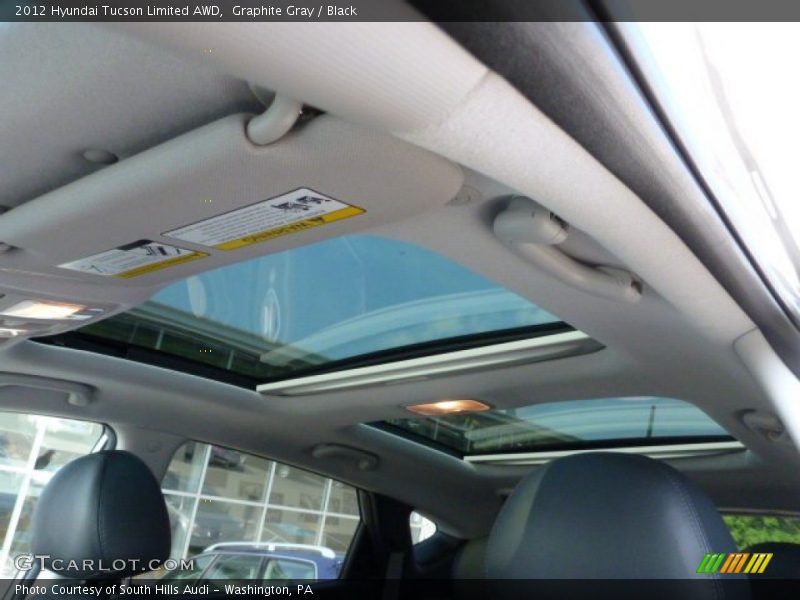Graphite Gray / Black 2012 Hyundai Tucson Limited AWD