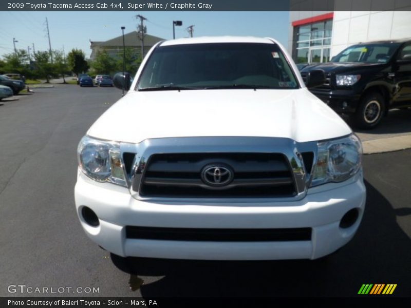 Super White / Graphite Gray 2009 Toyota Tacoma Access Cab 4x4