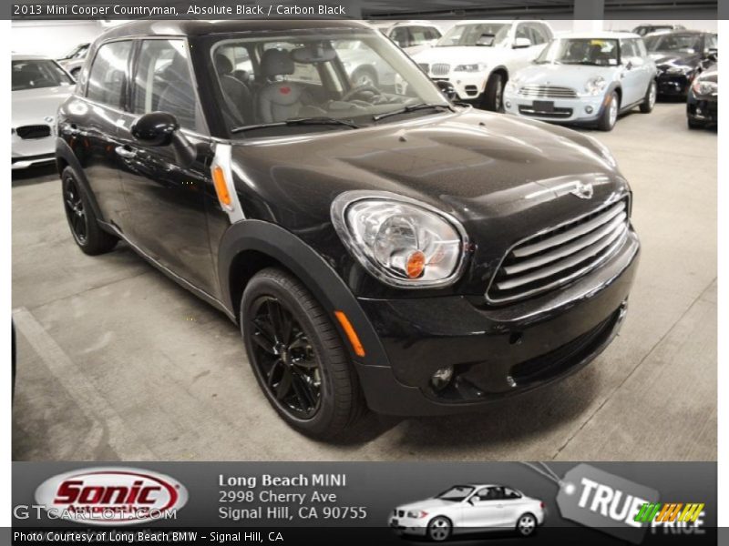 Absolute Black / Carbon Black 2013 Mini Cooper Countryman