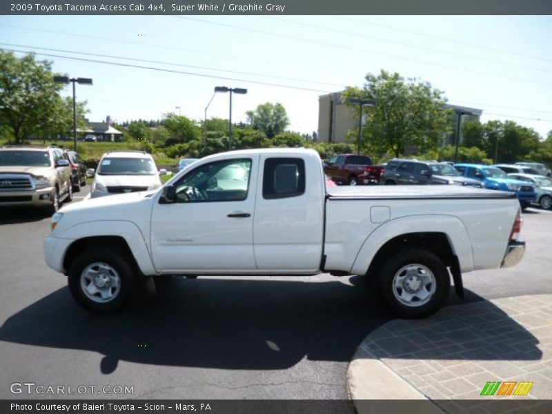 Super White / Graphite Gray 2009 Toyota Tacoma Access Cab 4x4