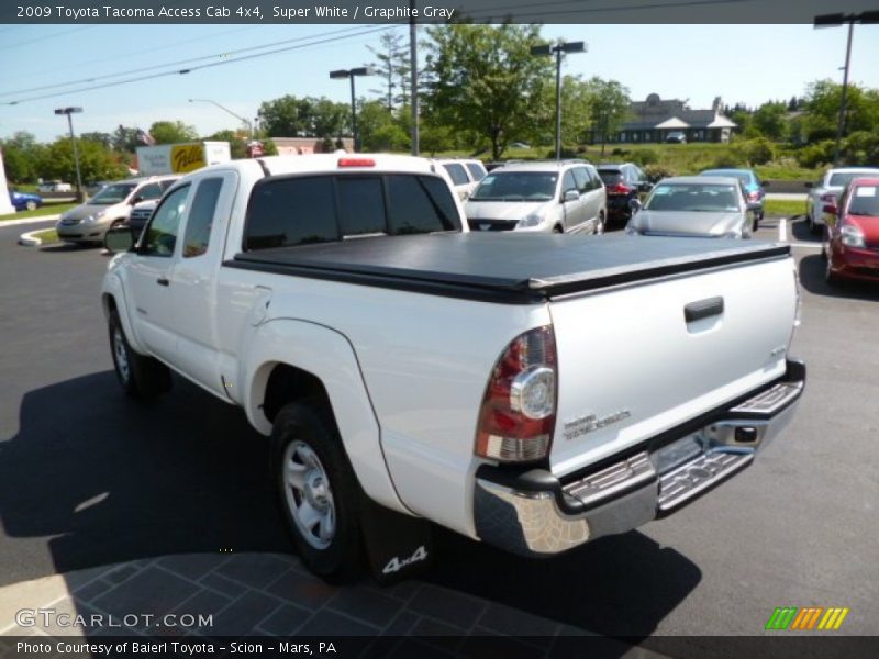 Super White / Graphite Gray 2009 Toyota Tacoma Access Cab 4x4