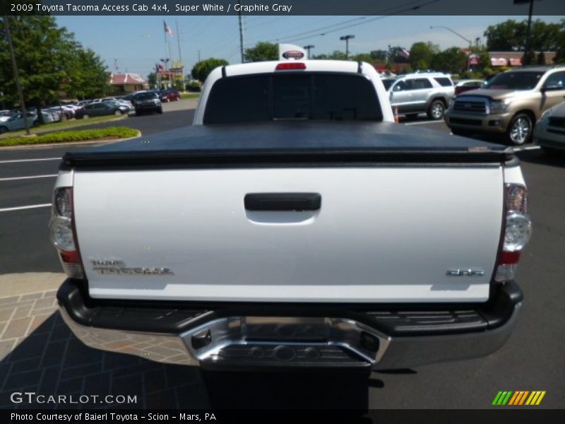 Super White / Graphite Gray 2009 Toyota Tacoma Access Cab 4x4