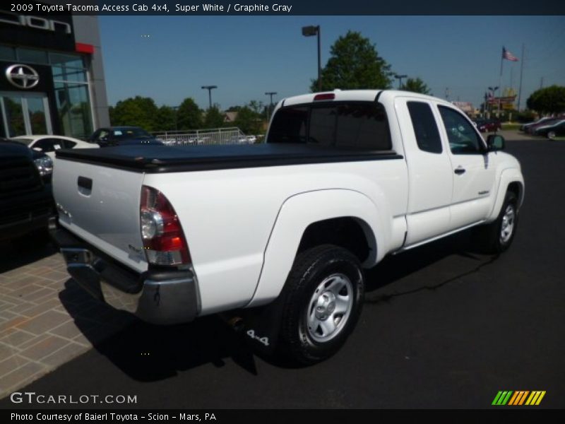 Super White / Graphite Gray 2009 Toyota Tacoma Access Cab 4x4