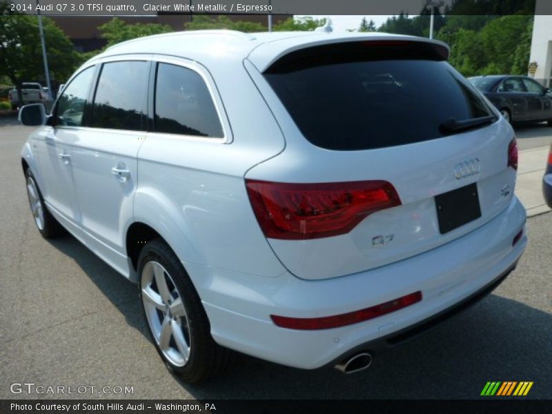 Glacier White Metallic / Espresso 2014 Audi Q7 3.0 TFSI quattro