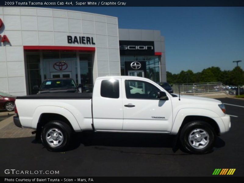 Super White / Graphite Gray 2009 Toyota Tacoma Access Cab 4x4