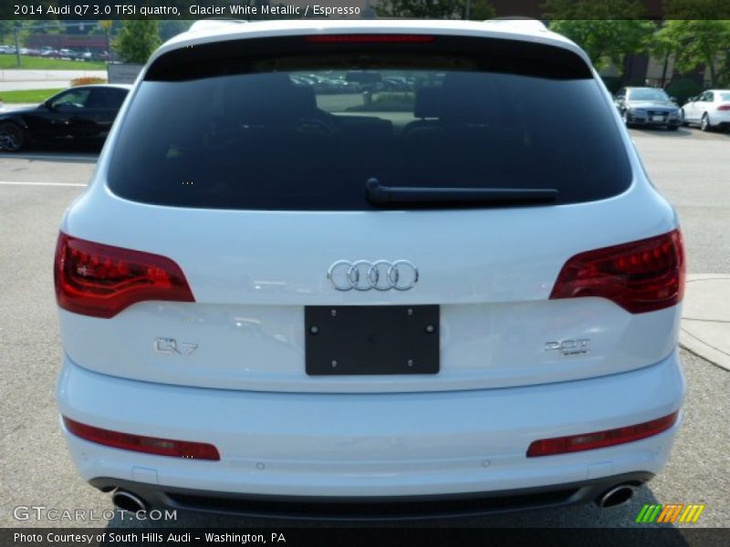 Glacier White Metallic / Espresso 2014 Audi Q7 3.0 TFSI quattro