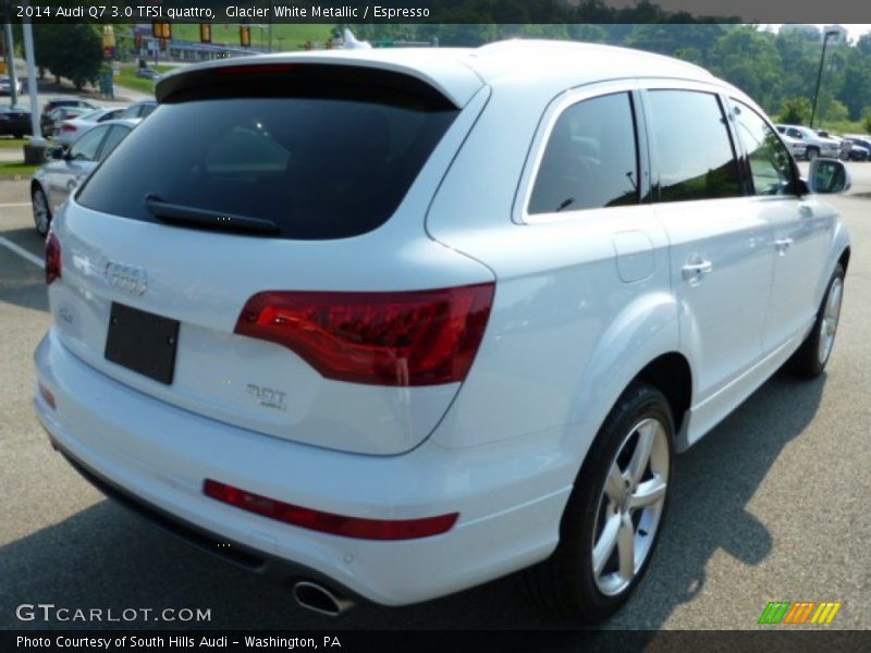 Glacier White Metallic / Espresso 2014 Audi Q7 3.0 TFSI quattro