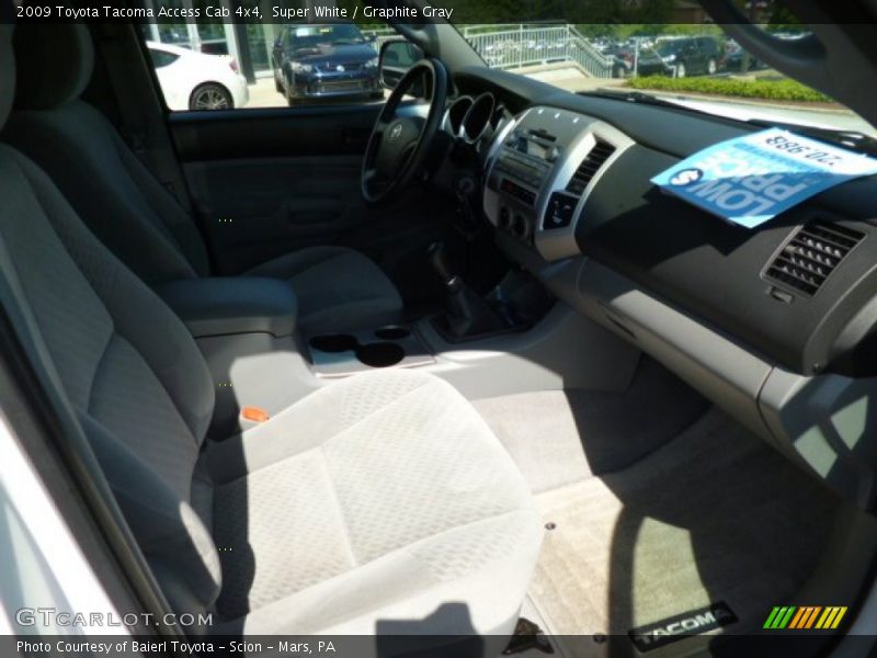 Super White / Graphite Gray 2009 Toyota Tacoma Access Cab 4x4
