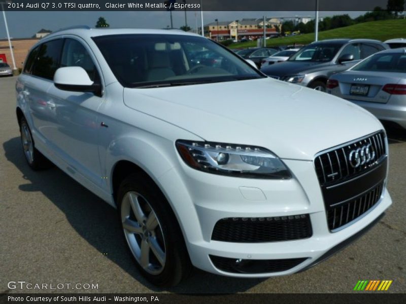 Glacier White Metallic / Espresso 2014 Audi Q7 3.0 TFSI quattro