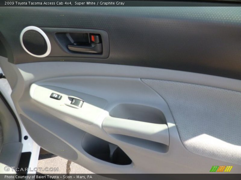 Super White / Graphite Gray 2009 Toyota Tacoma Access Cab 4x4