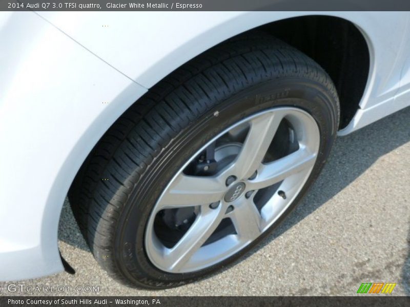 Glacier White Metallic / Espresso 2014 Audi Q7 3.0 TFSI quattro