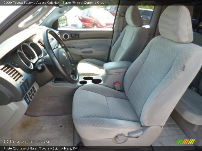 Super White / Graphite Gray 2009 Toyota Tacoma Access Cab 4x4