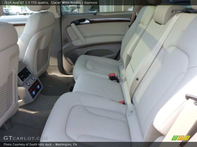 Glacier White Metallic / Espresso 2014 Audi Q7 3.0 TFSI quattro