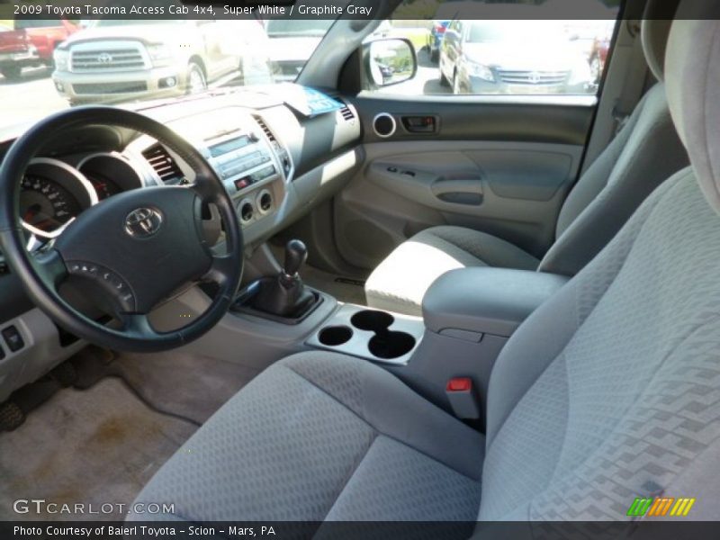 Super White / Graphite Gray 2009 Toyota Tacoma Access Cab 4x4